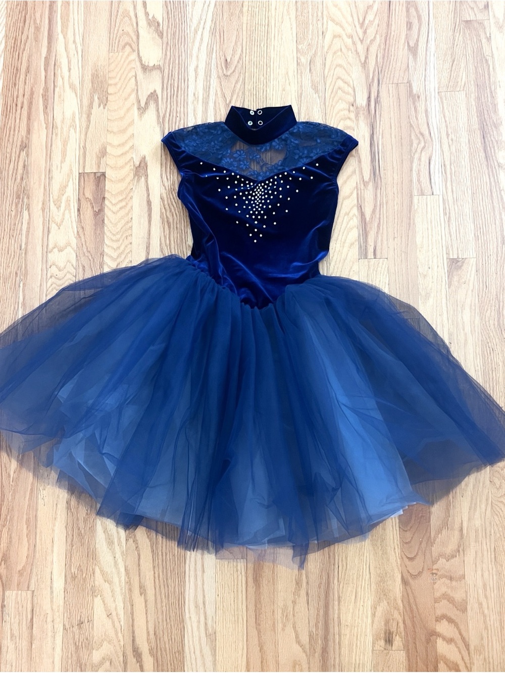 Weissman velvet and tulle dance costume size SA
